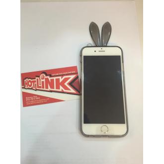 iPhone6 兔子耳朵塑料套 黑色