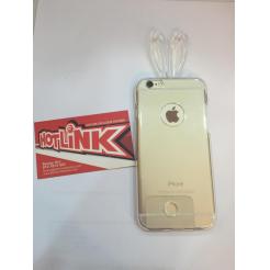 iPhone6 兔子耳朵塑料套 透明色