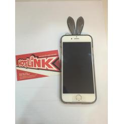 iPhone6 兔子耳朵塑料套 黑色