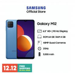 Samsung Galaxy M12 Android Handphone 90Hz Refresh Rate - Blue/Green (4GB RAM/64GB ROM/6.5")