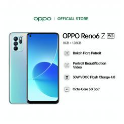 OPPO Reno6 Z 5G Smartphone | 8GB RAM + 128GB ROM | 30W VOOC Flash Charge 4.0 | Every Emotion, In Portrait.